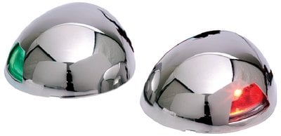 Sea-Dog Line - Stainless LED Top Mount Side Navigation Light USCG 2 NM Approved #8 Fastener - 4000691