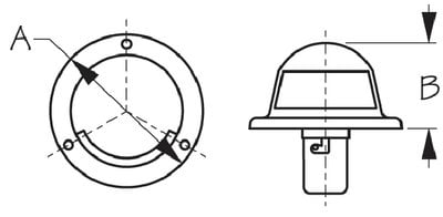 Sea-Dog Line - Horizontal Mount Side Lights, 1 pr. - 4001651