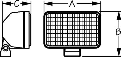 Sea-Dog Line - FLOODLIGHT-HALOGEN 12V 55W,HALOGEN FLOODLIGHT - 4051101