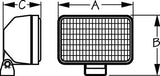 Sea-Dog Line - FLOODLIGHT-HALOGEN 12V 55W,HALOGEN FLOODLIGHT - 4051101