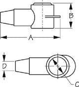 Sea-Dog Line - PVC Terminal Cap Red (8-2 ga.), Pair - 4151941