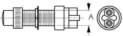 Sea-Dog Line - Momentary Push Button Switch - 4204271