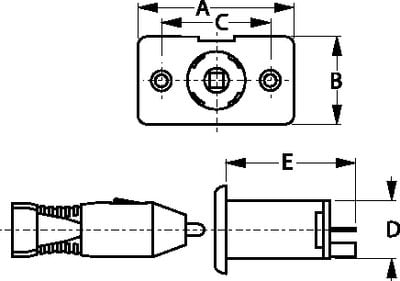 Sea-Dog Line - Power Socket - 12 Volt (Socket - 4261131