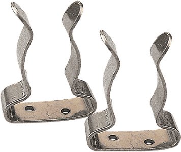 Sea-Dog Line - SS Boat Hook Clips, 1" - 1-1/4", pr. - 4911361