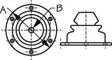 Sea-Dog Line - Motor Well Boot-5 1/2 - 521655