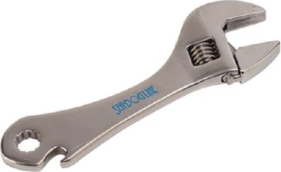 Sea-Dog Line - Cast 17-4ph Grade Stainless Adjustable Wrench Includes 1/4" Hex Head & Bottle Opener - 5632551