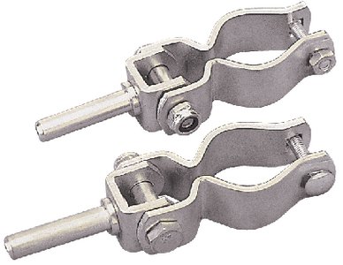 Sea-Dog Line - Heavy Duty Zinc Plated Steel Clamp-On Oar Lock, Pair, 1/2" Shaft - 5820701