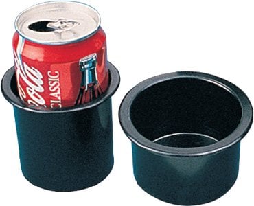 Sea-Dog Line - Flush Mt Drink Holder, Black - 588010