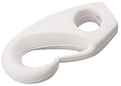 Sea-Dog Line - 1/4" Nylon Shock Cord Clip, White - 652100