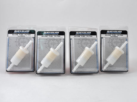 Mercury Quicksiver 4-Stroke Outboard 40 - 300 HP In-Line Fuel Filter 35-879885Q - 35-879885Q - 4-Pack