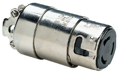 Hubbell - Nickel Plated Brass Heat Resistant 50A Connector Body - HBL63CM64