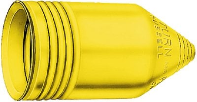 Hubbell - Yellow Seal-Tite Cover for Weatherproofing 50A Plugs - HBL77CM16
