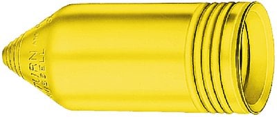 Hubbell - Yellow Seal-Tite Cover for Weatherproofing Connector Bodies - HBL77CM17
