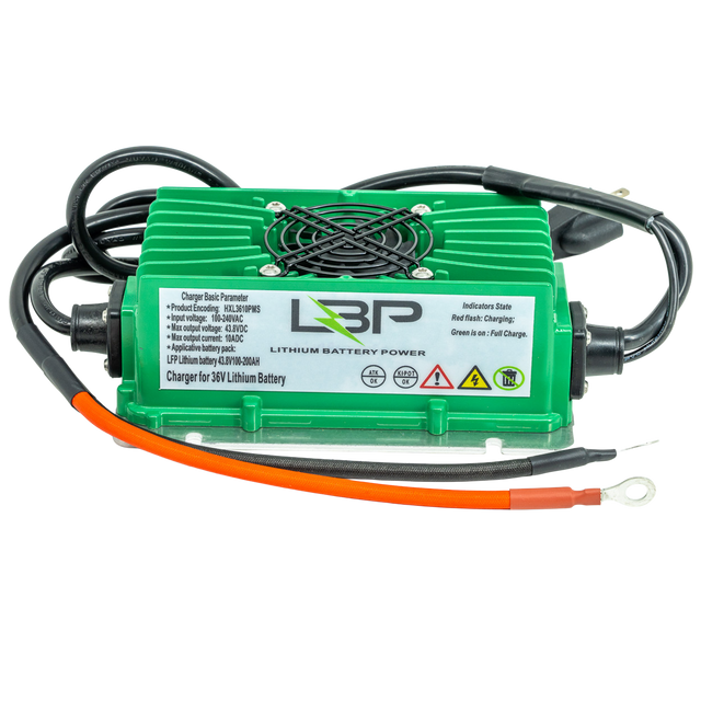 LBP 36v 10 Ah IP65 Charger with Trickle Charge Feature