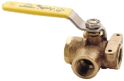 Conbraco/Apollo - 1-1/2" 3-Way Bronze Diverter Valve - 7060710