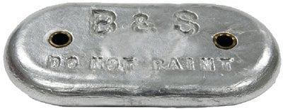 B&S anodes - Plate Zinc 5Lbs 8 Oz - BSMB6