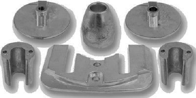 B&S anodes - Mercruiser Bravo III Zinc Anode Kit - BSMBRAV3PLUSKITZ