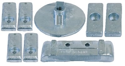 B&S anodes - Mercury Verado V6 Zinc Anode Kit - BSMVERADOKIT6Z