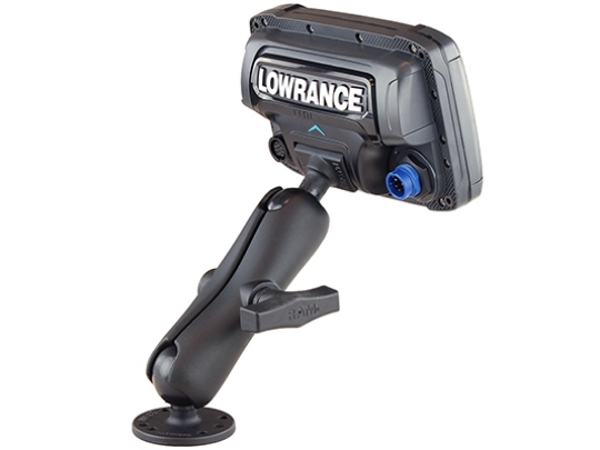 RAM Mount - Quick Release Mount for Lowrance Mark & Elite 5 - RAM-101-LO11