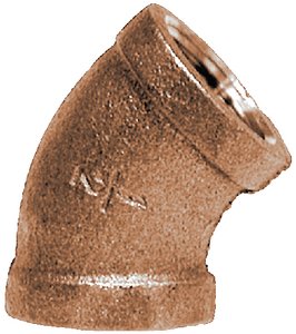 Brass Fittings - Elbow 3/8 45 Deg Bronze - 44182