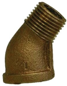 Brass Fittings - 1/4" Bronze 45 Degree Street Elbow - 44201