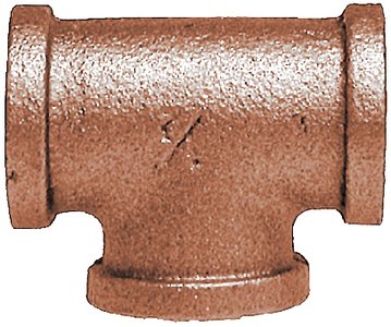 Brass Fittings - 3/8 Bronze Pipe Tee - 44252