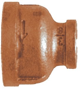 Brass Fittings - Bronze Reducing Couplg 3/8X1/8 - 44431