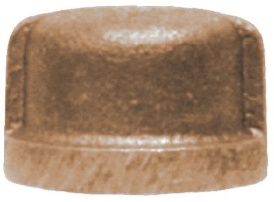 Brass Fittings - 1/8 Bronze Pipe Cap - 44470