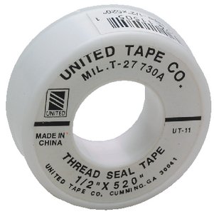 Brass Fittings - Pipe Tape - 1/2 inch x 520 inches - S520