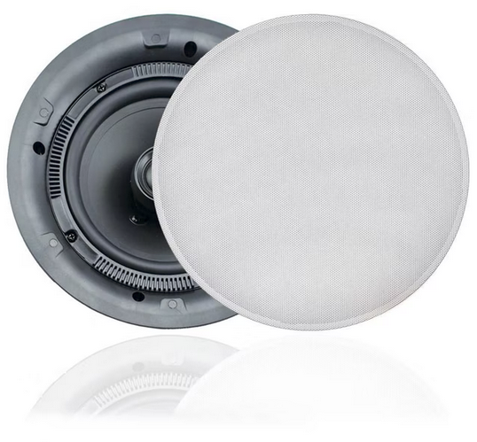 FUSION - MS-CL602 Flush Mount Interior Ceiling Speakers - Pair - White - MS-CL602