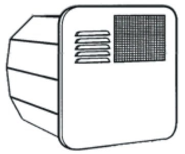 Suburban Mfg - DOOR COL WT SW MOD RADIUS 6G,WATER HEATER DOORS (SUBURBAN) - 6261ACW