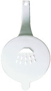 Scandvik - White Replacement Cap Only for Horizontally Mounted Recessed Showers 10055 ,10275, 10298 and 10826 - 10252