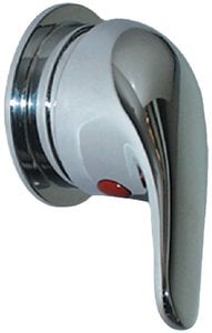 Scandvik - Single Lever Shower Mixer Valve With Compact Trim Ring (Includes (3) 1/2" Hose Barb Fittings) - 10479