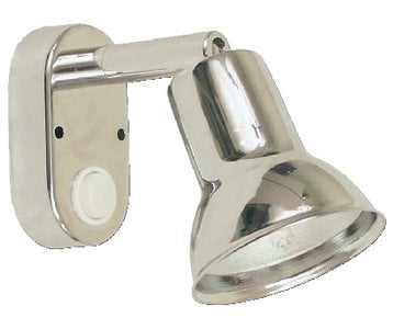 Scandvik - LED Chrome Plated Brass Swivel Cabin and Reading Light - 41366