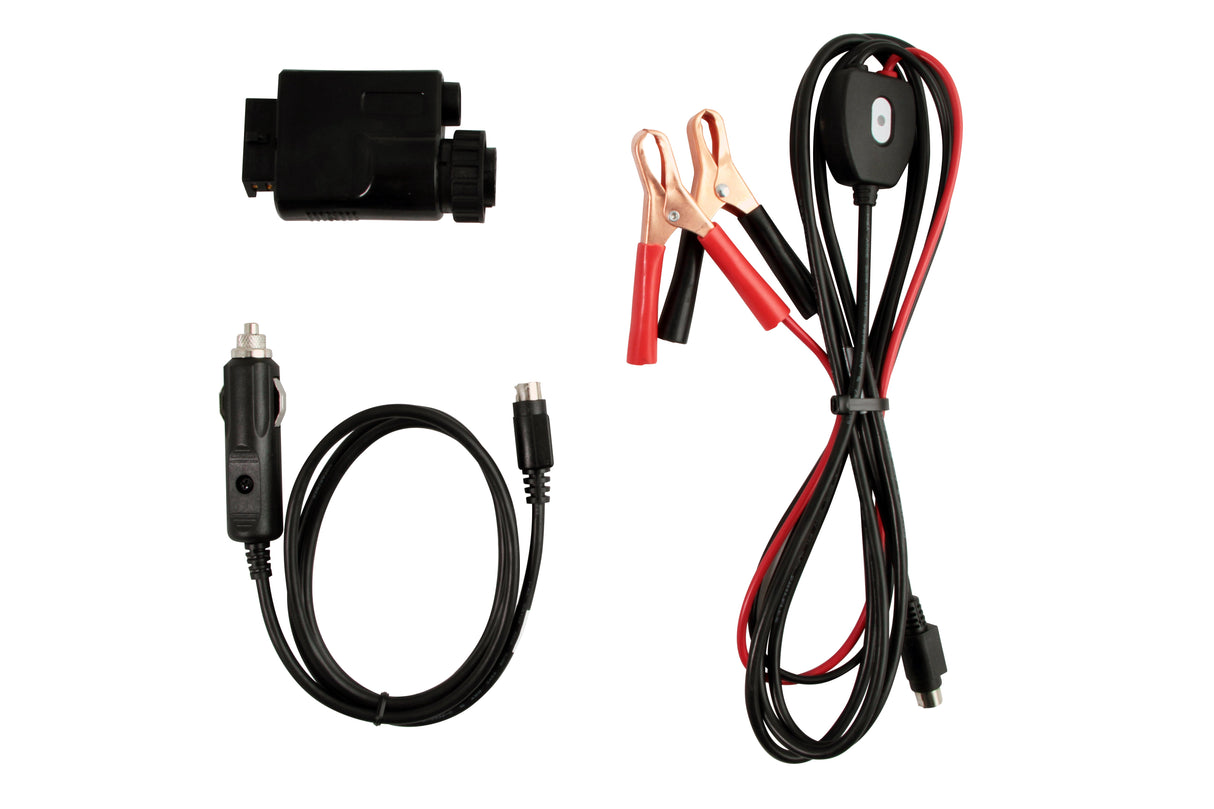 TEXA - CAR Power Supply (Battery & Cigar Lighters) & Adapter Kit for Navigator Nano S | Diagnostic Cable | 3903894