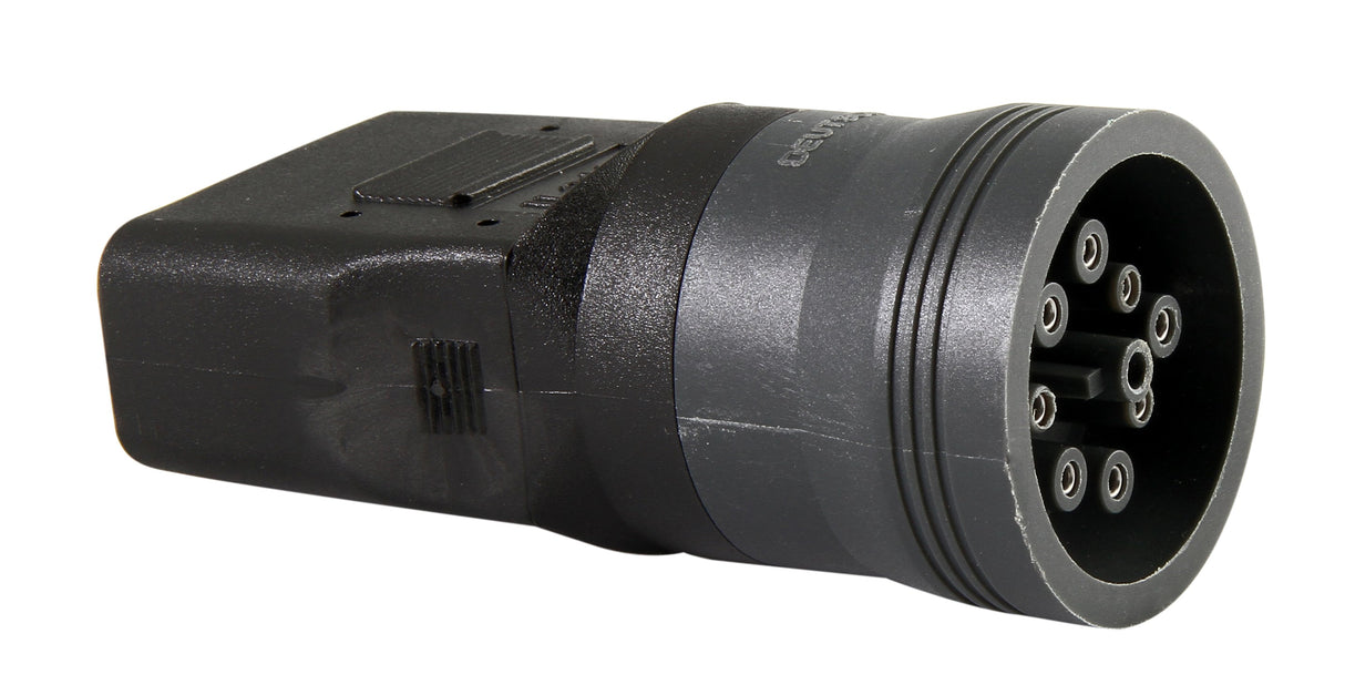 TEXA - OBD-DEUTSCH 9-PIN "Type II" Adapter for Cummins, Allison, John Deere, CNH Group, JCB, Argo Group & American Truck | Truck Diagnostics | 3905786