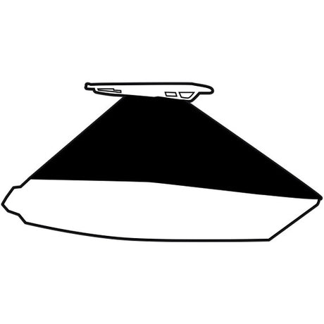 Yamaha Boat T-Top Mooring Cover - 252 FSH SPT  255 FSH  SPT E  255 FSH SPT H - Black - 2021-2024 - MAR-25FSH-MC-21