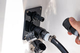 Flushmaster - Flush Port Reroute - Acrylic - Single to Quad Engine Applications