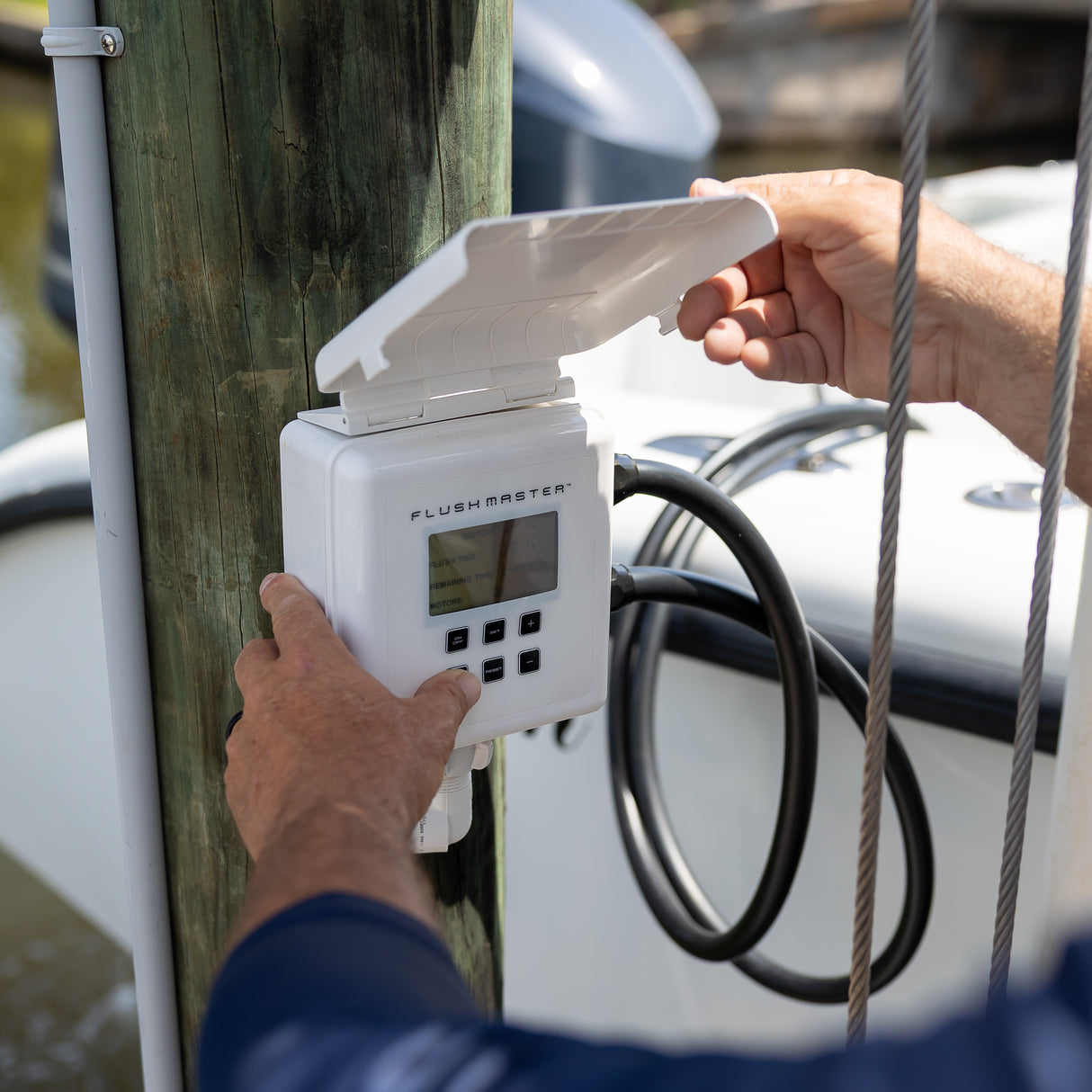 Flushmaster – Suncover for Flushmaster Controller | UV & Salt Protection Shield3