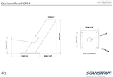 Scanstrut - Dual PowerTower Strut - Radome - DPT-R