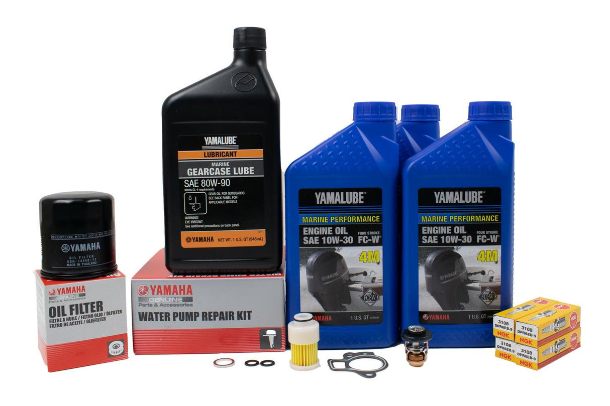 Yamaha T60TLD 300 Hour Service Maintenance Kit - Yamalube 10W-30 - 2005