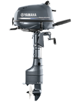 Yamaha F6LMHA Outboard - 20-Inch Shaft | Tiller Handle | Manual Start | Manual Tilt | Gray