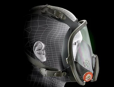 3M - Full Face Respirator - Large - 6900