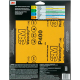 3M - Wetordry Sandpaper - 400 Grit - 9 inch x 11 inch - 5 Pack - 32038