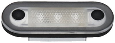 Aqua Signal - Santiago 12V 3-LED Accent Light For Indoor or Outdoor Use With Stainless Steel Cover - 164237