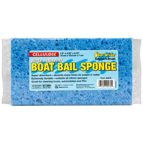 Starbrite - Cellulose Boat Bail Sponge - 7 3/4 X 4 1/4 X 2 3 - 40075
