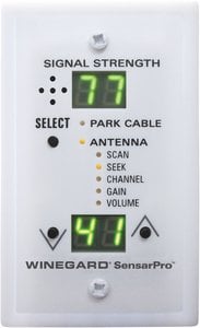 Winegard Co - SENSOR PRO SIGNAL METER BLK,SENSARPRO TV SIGNAL METER - RFL332
