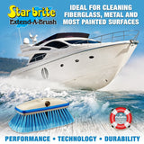 Starbrite - Medium Premium Wash Brush With Bumper - Blue - 8" - 40162