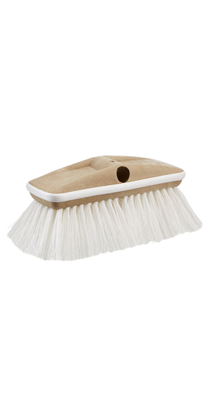 Starbrite - Premium Scrub Brush With Bumper - White - 8" - 40163