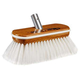 Starbrite - Premium Wash Brush - Synthetic Wood Block w/Bumper - White - Hard - 8" - 40172
